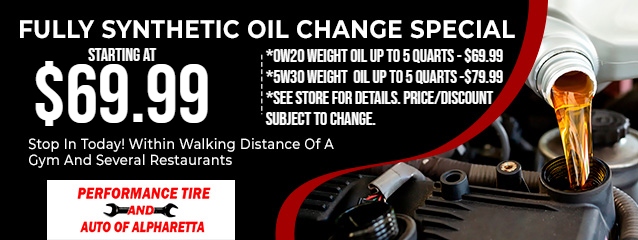 Fully Synthetic oil change